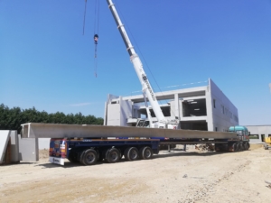 SCM Frigo SpA - Piove di Sacco PD - Montaggio struttura prefabbricata