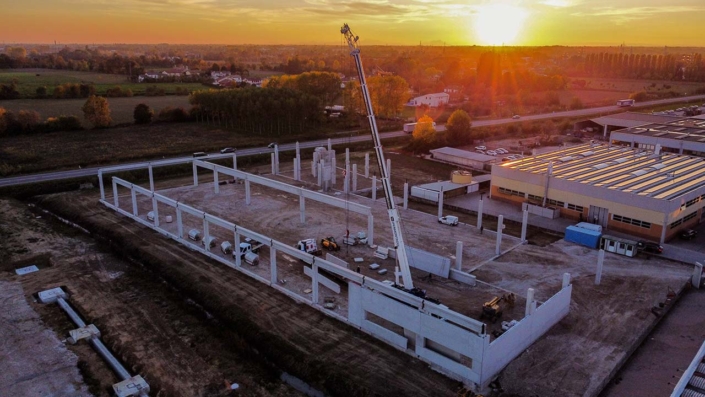 Realizzazione di un nuovo edificio industriale a Scorzè - Venezia