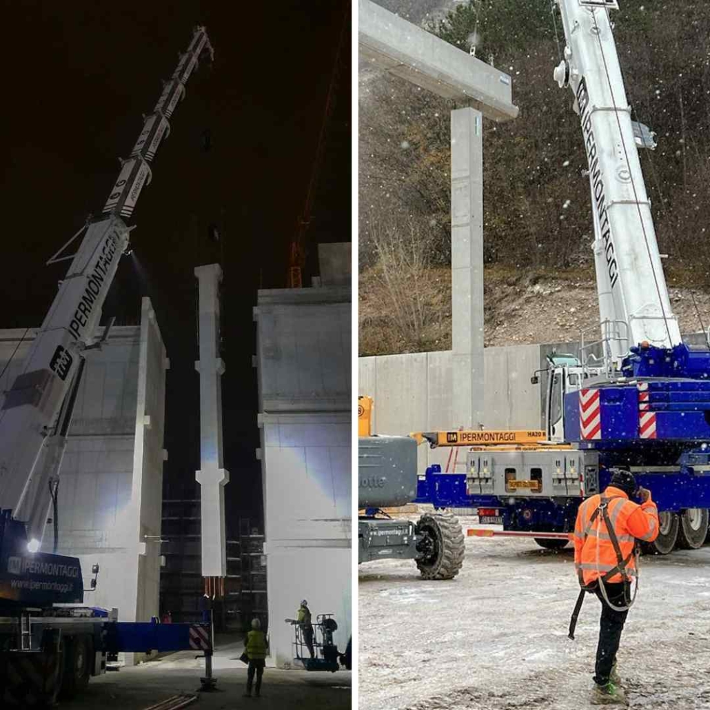 Marghera e Rovereto, montaggio prefabbricati in qualsiasi condizione meteo